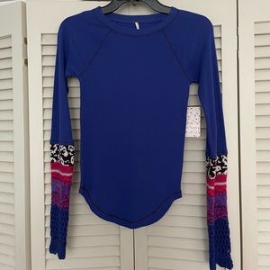 Free People In The Mix Cuff Top